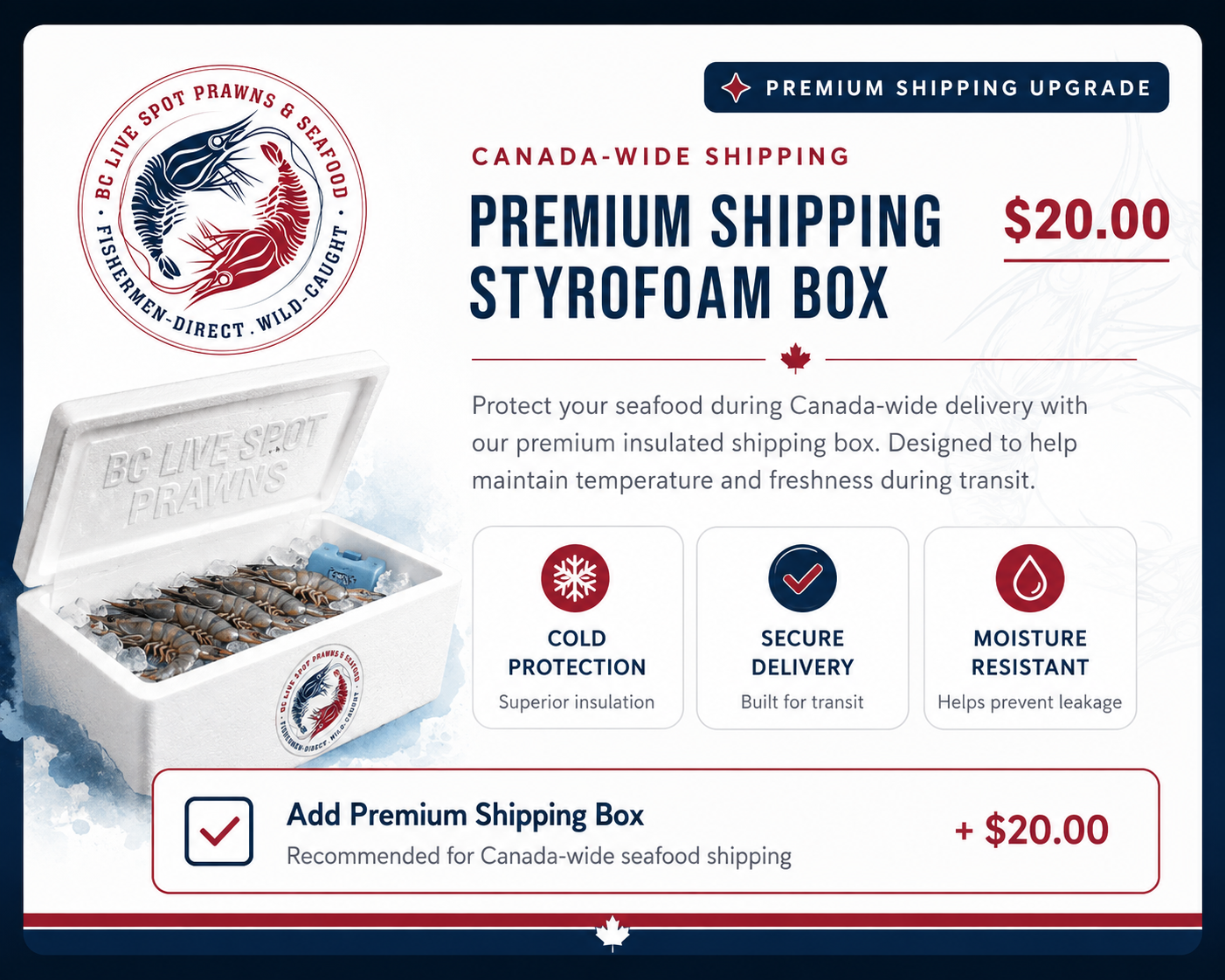 Premium Shipping Styrofoam Box