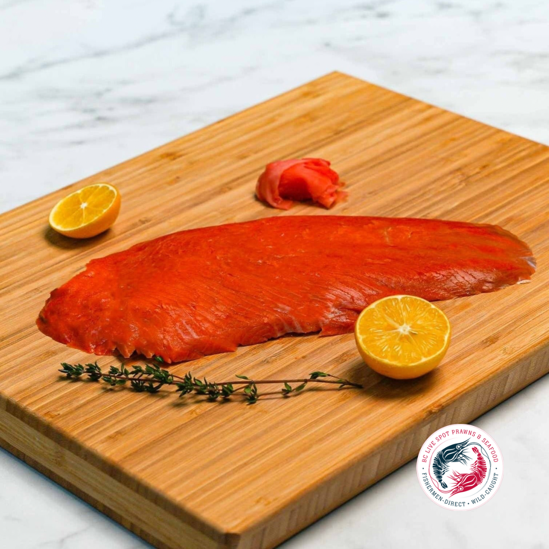 Smoked Wild Sockeye Salmon Lox (Frozen)