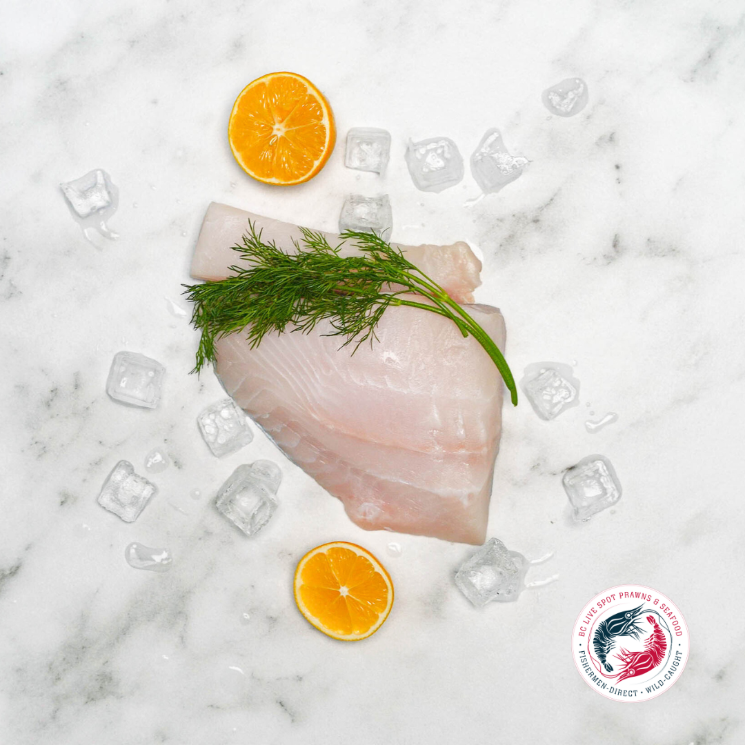 Wild Pacific Halibut - BC Live Spot Prawns & Seafood