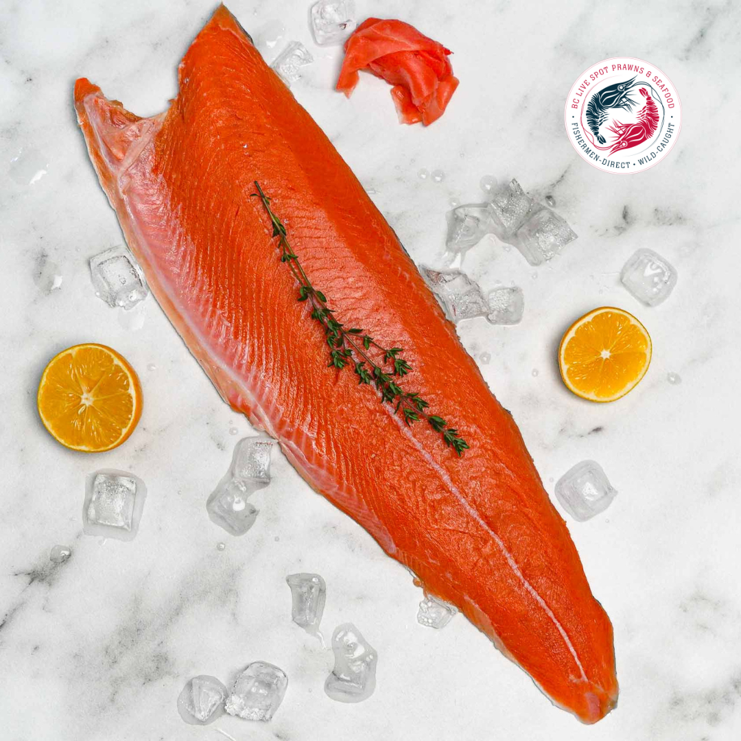 Wild Sockeye Salmon - BC Live Spot Prawns & Seafood