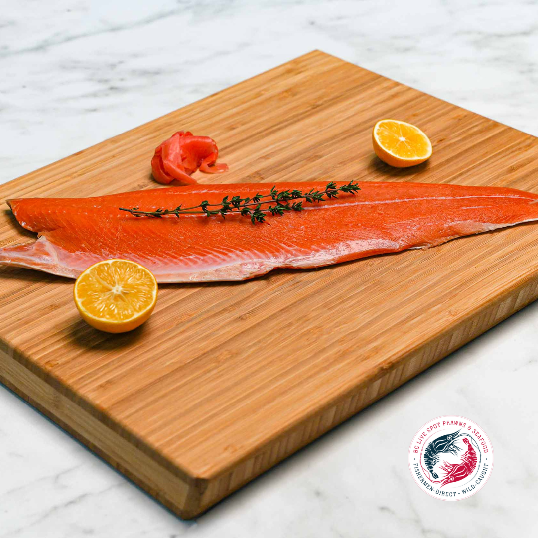 Wild Sockeye Salmon - BC Live Spot Prawns & Seafood