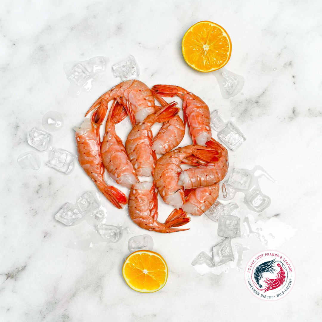 Spot Prawn Tails (Frozen) - BC Live Spot Prawns & Seafood