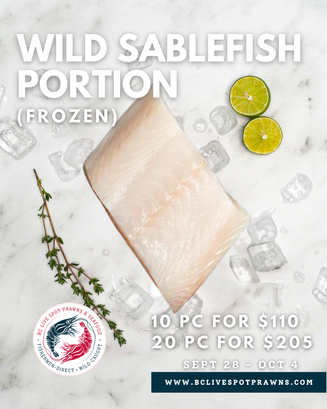 Fishermen Weekly Seafood Specials (September 28-Oct 4)