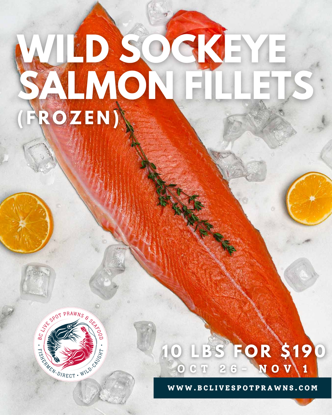 Fishermen Weekly Seafood Specials (Oct 26 - Nov 1)