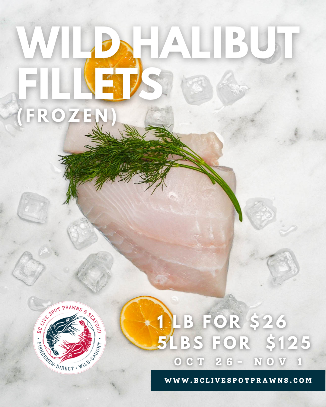 Fishermen Weekly Seafood Specials (Oct 26 - Nov 1)