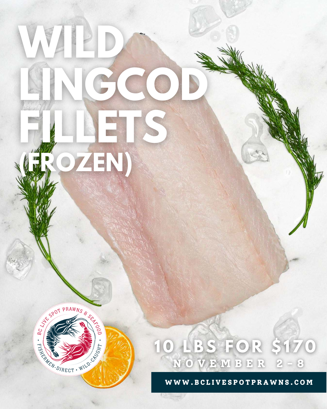 Fishermen Weekly Seafood Specials (Oct 26 - Nov 1)