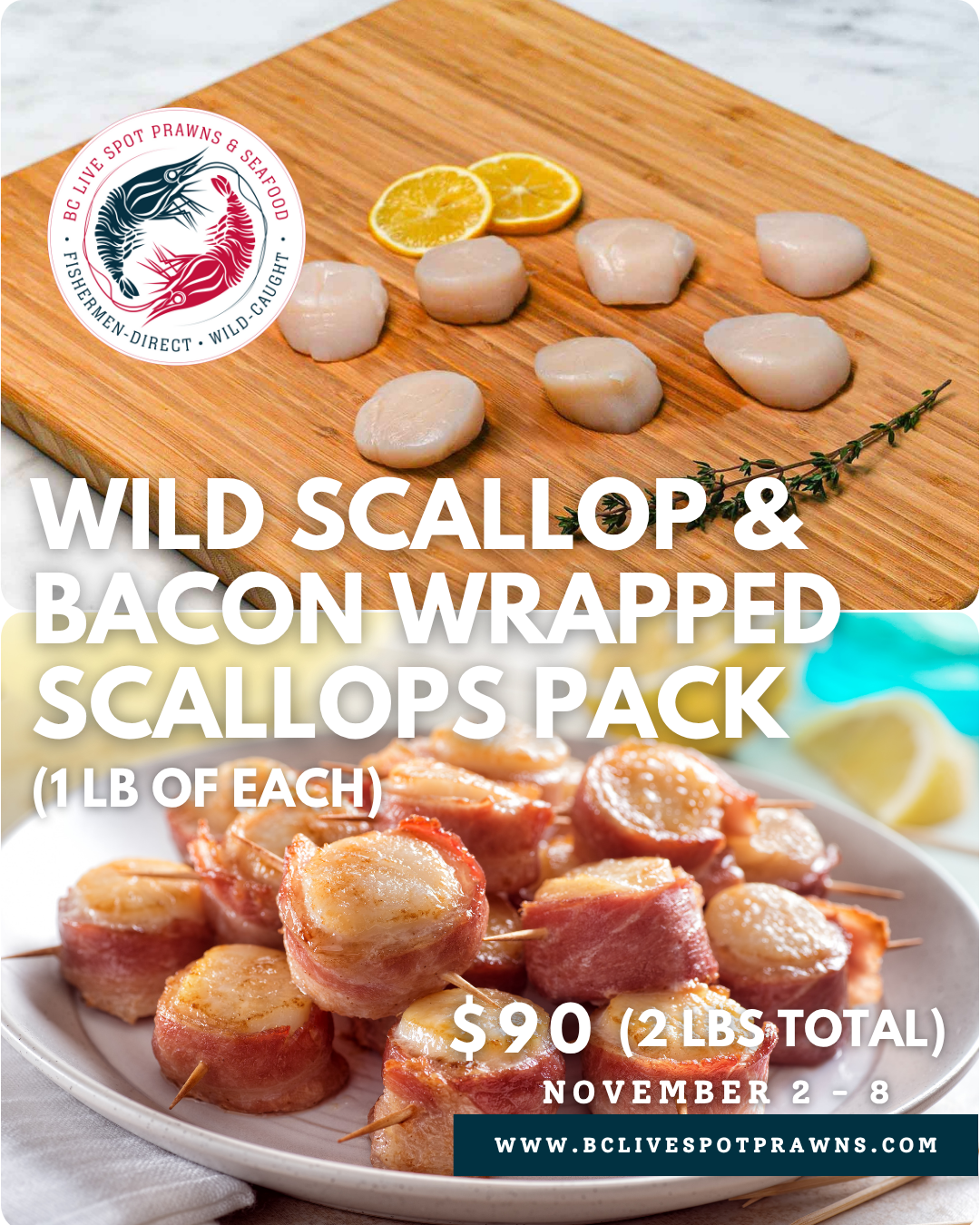 Fishermen Weekly Seafood Specials (Oct 26 - Nov 1)