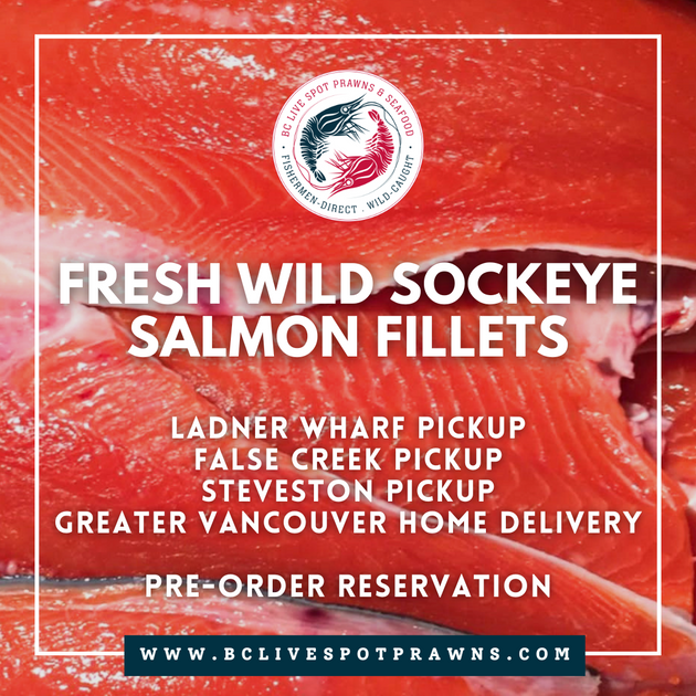 Fresh Wild Sockeye Salmon (Seasonal) 2024