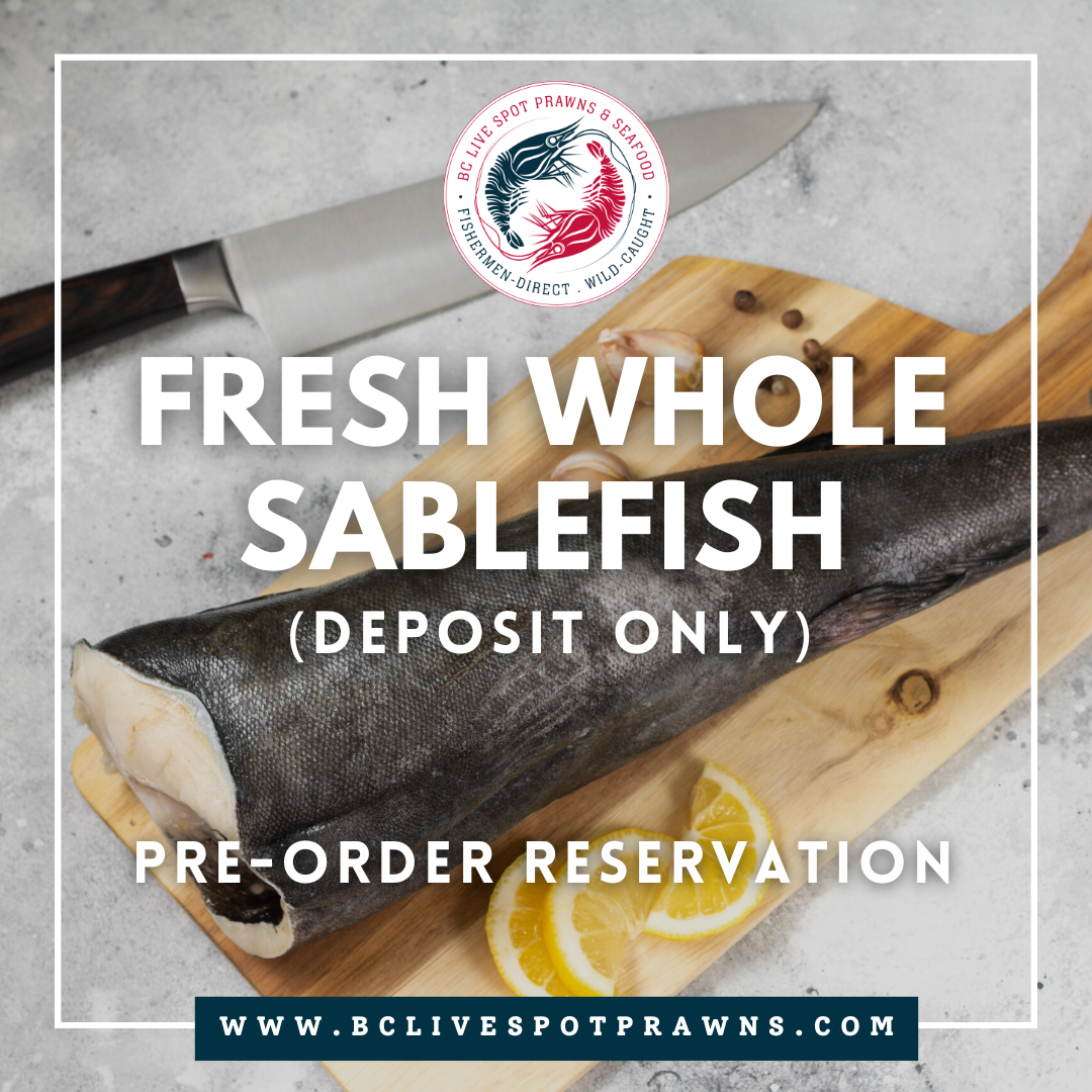 Buy Whole Wild Sablefish / Black Cod Online | BC Wild-Caught 