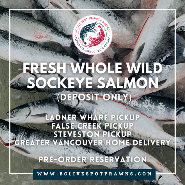 Fresh Wild Sockeye Salmon (Seasonal) 2024