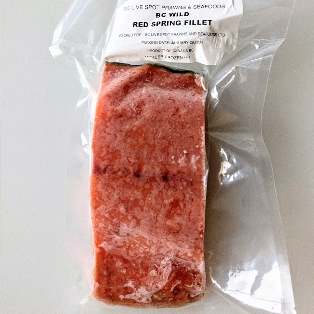 Buy Seafood: Wild Spring Salmon @ BC Live Spot Prawns & Seafood