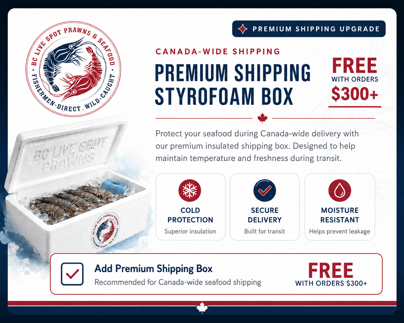 Premium Shipping Styrofoam Box