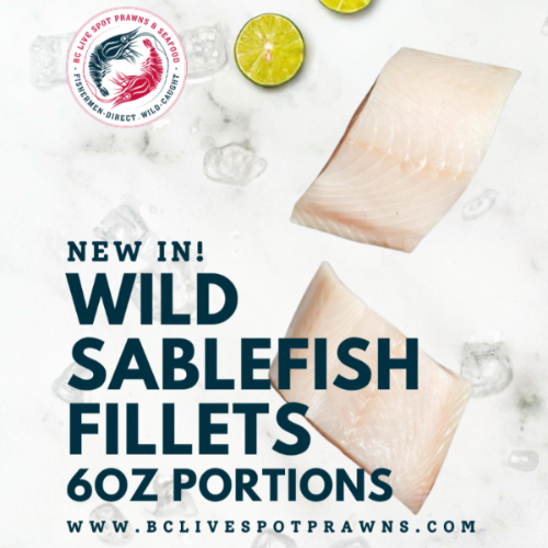 Buy Wild Sablefish Fillets | BC Live Spot Prawns &amp; Seafood